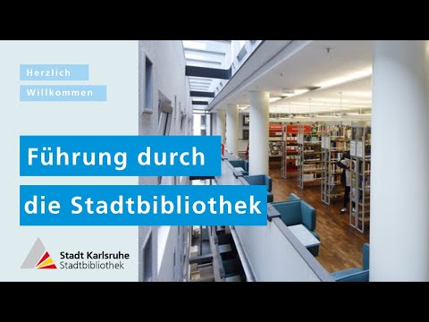 Kurze Führung durch die Stadtbibliothek Karlsruhe