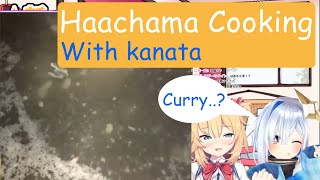 [Akai Haato] Haachama cooking with kanata [Amane Kanata, Vtuber translation, Hololive Eng Sub]