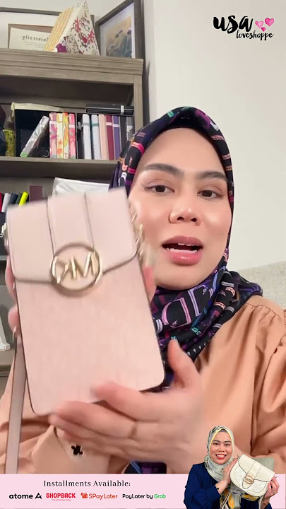 Unboxing MICHAEL KORS 😍 Carmen Medium Saffiano Leather Tri-Fold