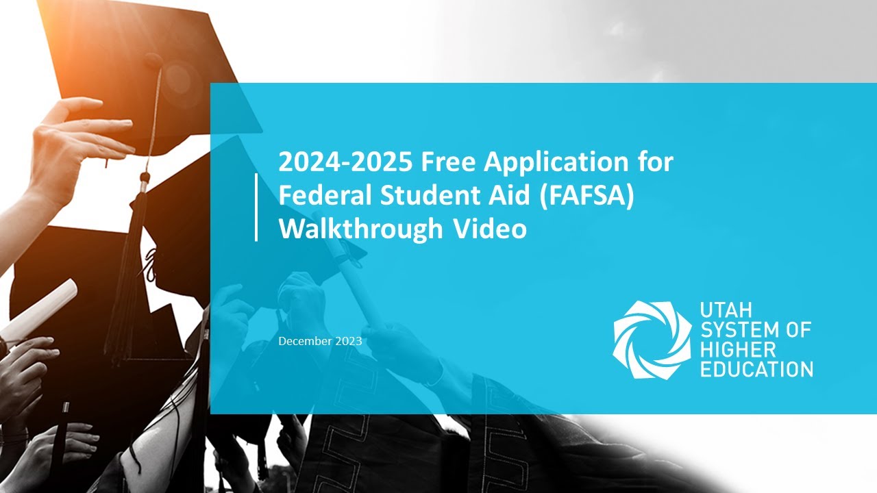 FAFSA 202425 Walkthrough Video YouTube