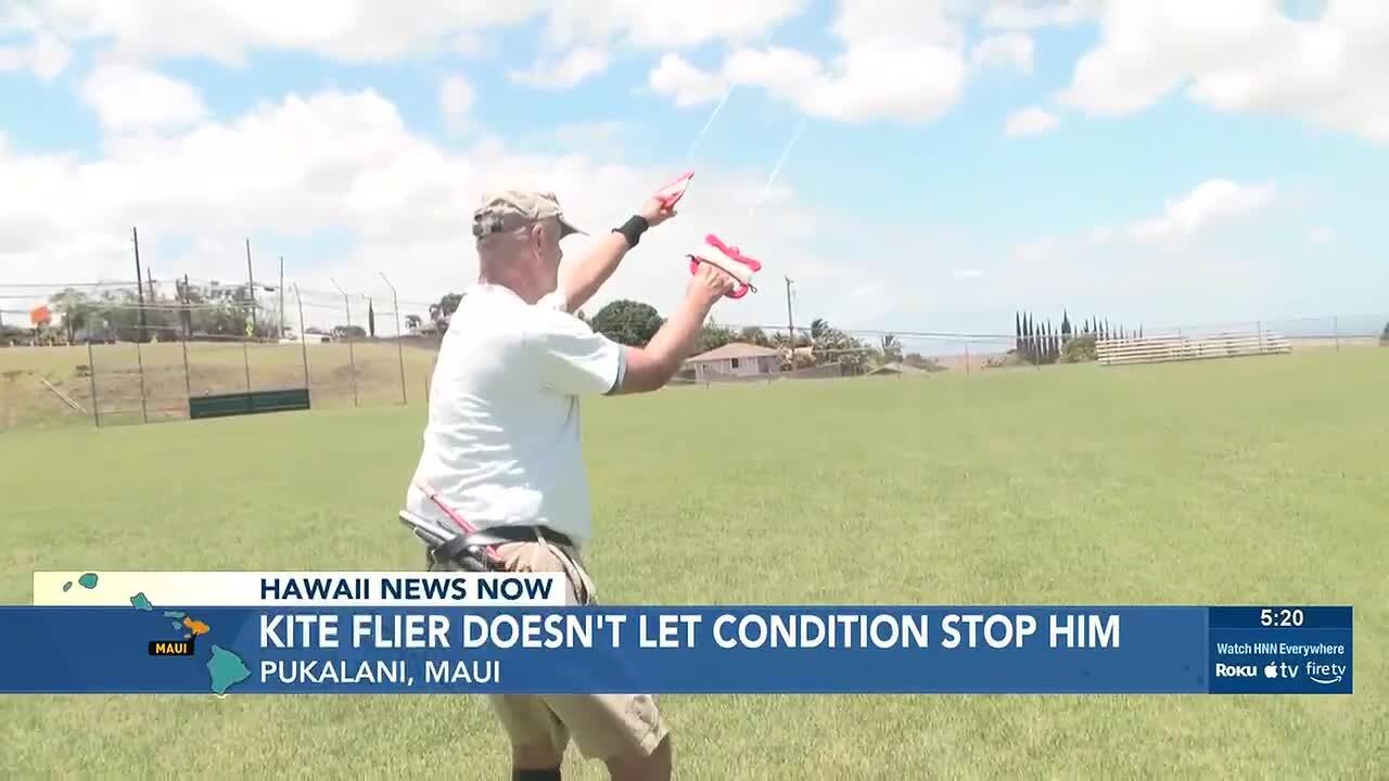 Maui blind kite flier aims to inspire others