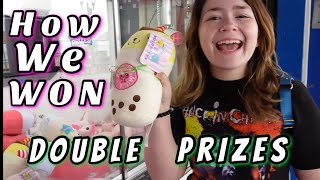 DOUBLE PRIZE CRANE GAMES ARE THE BEST!!!