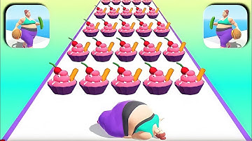 ✅Fat 2 Fit in Max Levels Gameplay iOSAndroid New Update All Trailer Walkthrough Mobile Game HRSOCVZL