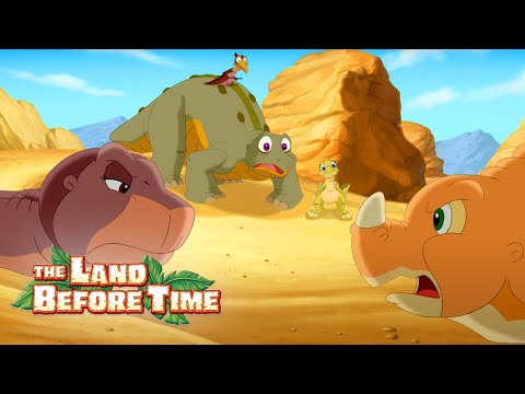 Angry Littlefoot and Cera Fight | The Land Before Time