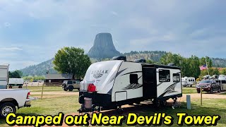 Arriving to Devil's Tower, Wyoming