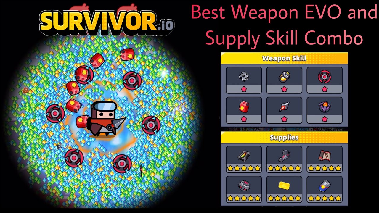 Survivor io Best Skills: Weapons to Survive the Zombie Apocalypse