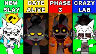 Incredibox Sprunki Comparison: Double Date Phase 3 VS NEW Slay Queen VS Alive VS Crazy Lab!
