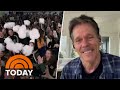 Kevin Bacon surprises students of 