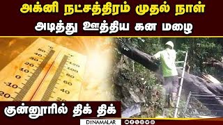 பல இடங்களில் சூறாவளியுடன் வெளுத்து வாங்கிய கோடை மழை | TN summer rain | coonoor rain | heavy rain