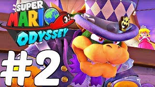 Super Mario Odyssey - Gameplay Walkthrough Part 2 - 1 HOUR Gameplay Demo