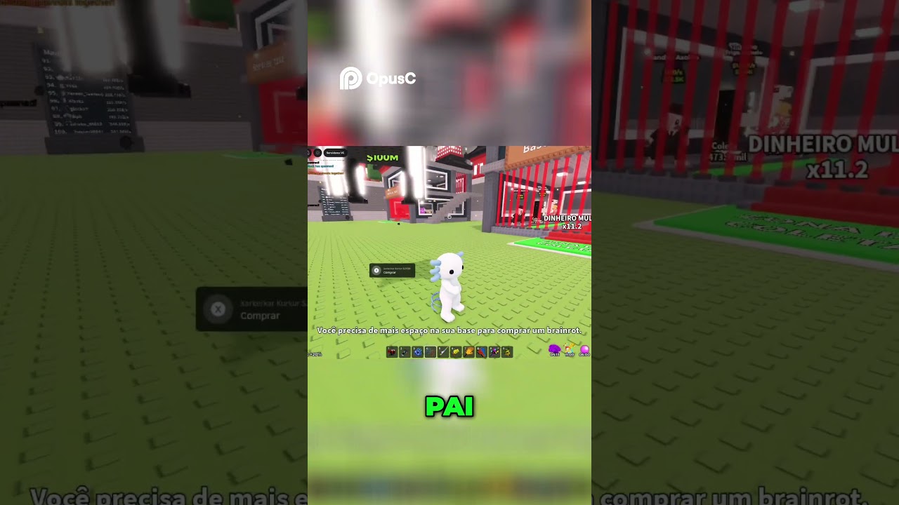 Quase fiquei sem o CACACACACUR no Roube um Brainrot 😂🔥 