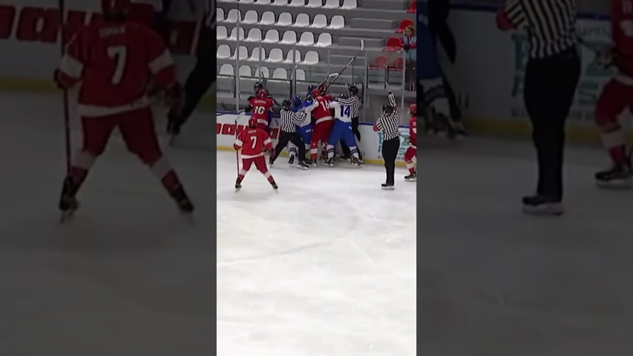 FIGHT! TURKEY vs ISRAEL 2023 IIHF U20 World Championship Turkey Division III