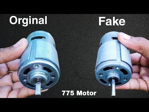 Orginal 775 Motor VS Fake 775 Motor