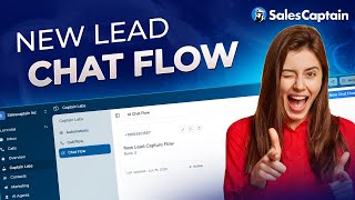Automated Lead Capture Software: Build a Chat Flow in Minutes | SalesCaptain Tutorial