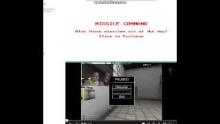 Missile command YouTube Easter egg!
