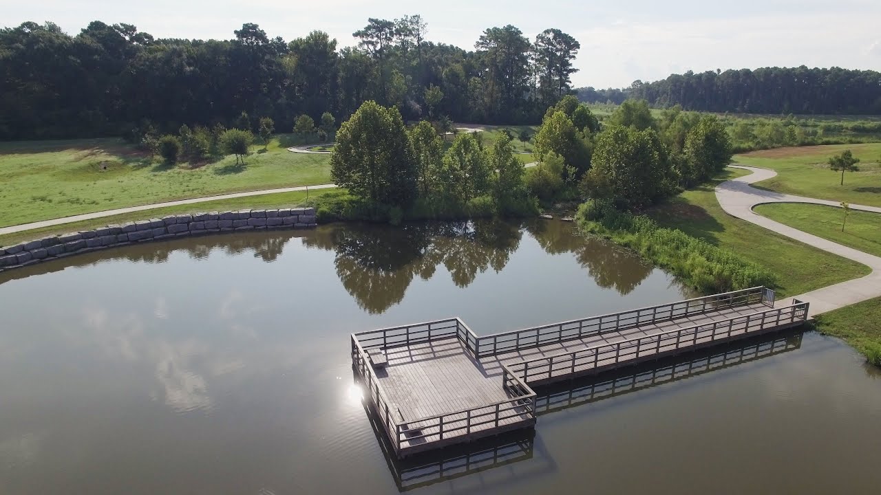 Keith Wiess Park - Aerial | DJI Phantom 3 Professional 4K Drone Footage