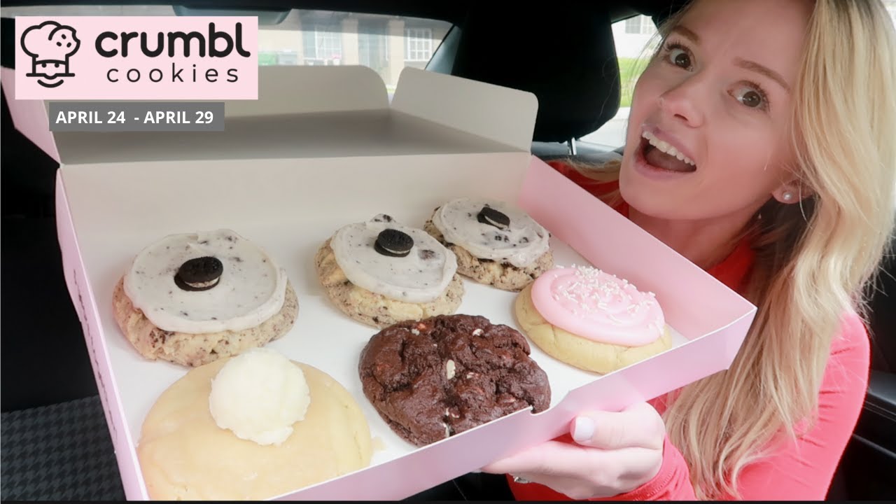 CRUMBL COOKIES this week cookies & cream milkshake, strawberry