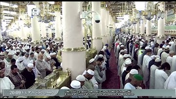 تلاوة جميلة لصلاة العشاء اليوم الثلاثاء 1438/6/1 - الحرم النبوي -الشيخ عبدالمحسن القاسم - من النساء