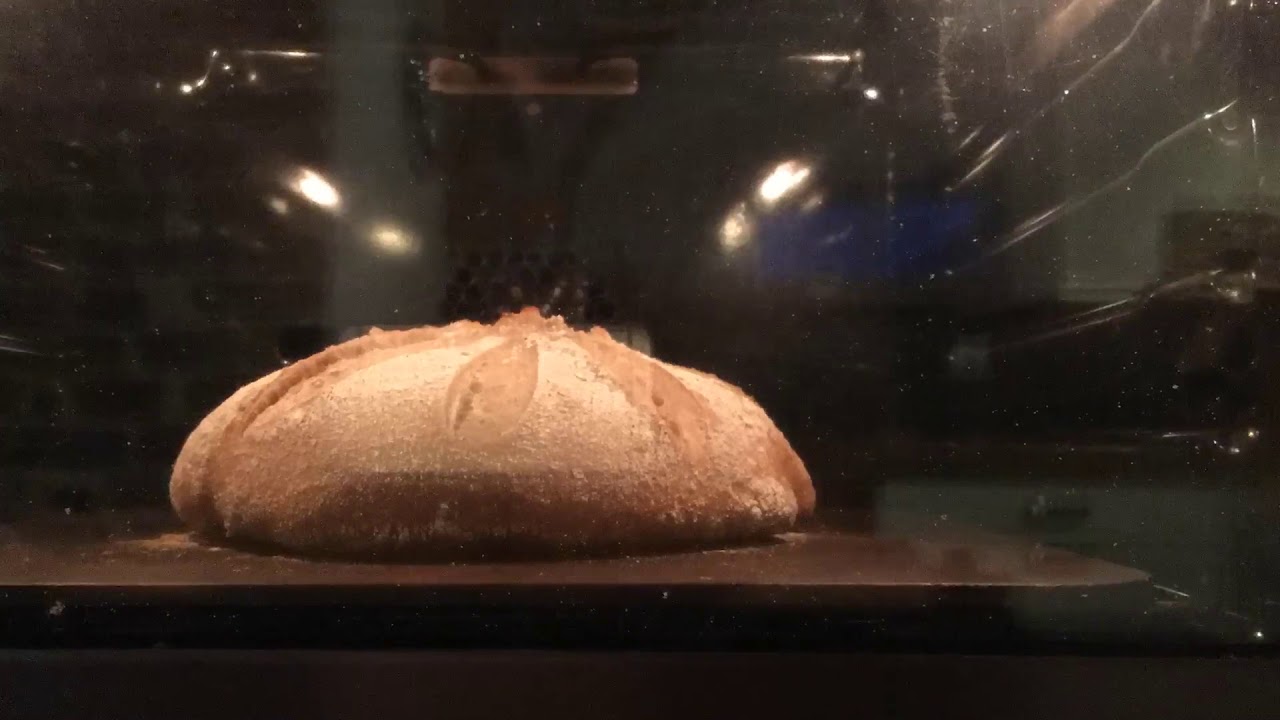 Timelapse cuisson pain 100% levain