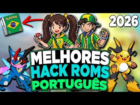 TOP Best Pokémon ROM Hacks in Portuguese for 2026!