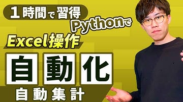 【Excel自動集計】PythonでExcel業務を自動化したい人がまず見る動画 part2