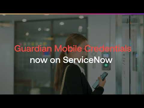 Guardian Mobile Wallet Credentials on ServiceNow