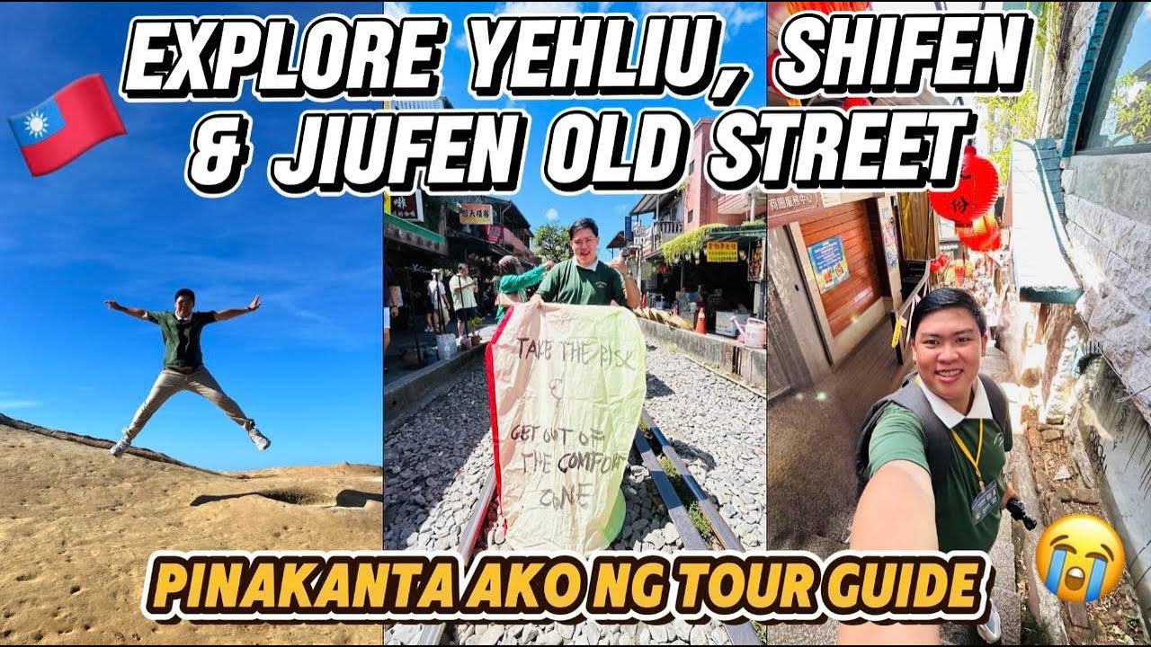🇹🇼 Taiwan Yehliu, Shifen, Jiufen Day Tour Experience | Pinakanta Ako ng Tour Guide! 😲