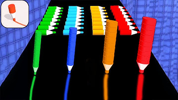 Crayon Rush 3D - Max Level Gameplay Walkthrough Android,IOS (Levels 26-30)