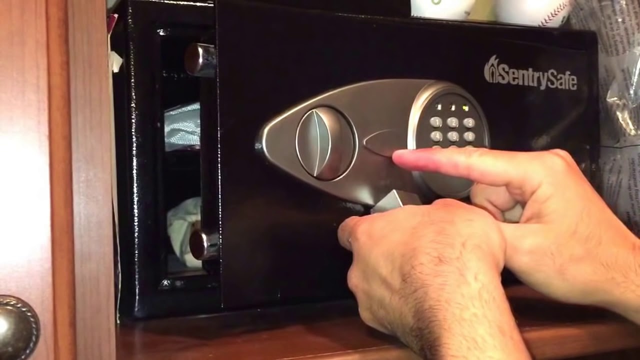 sentry safe open without tools