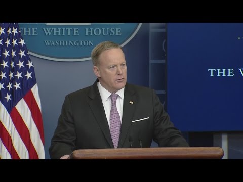 White House Briefing After U.S. Drops Huge Bomb In Afghanistan