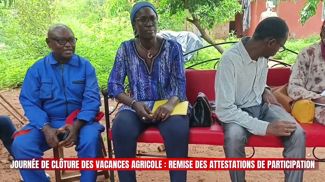 CLÔTURE DES VACANCES AGRICOLE : ÉCHANGE D'IDEE ENTRE ORGANISATEURS ET VOLONTAIRES SUR LA SUIVIE ET..