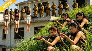 抗日映画：女性コマンドが日本軍の刑務所に潜入し、捕らわれた仲間を救出する。