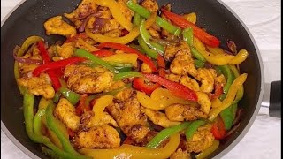 Easy Chicken Fajita Recipe | Easy Mexican Recipe | Healthy Recipes | Low Carb Recipes