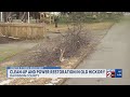 Clean-up and power restoration efforts underway in Nashville, TN's Old Hickory neighborhood