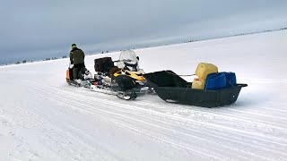 Вижас-Мезень-Чижа 470км на Буране.Эвакуация снегохода