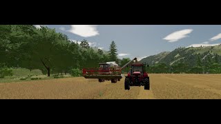 Farming Simulator 22 ČESKOSLOVENSKÁ MAPA Mlácení PŠENICE #02