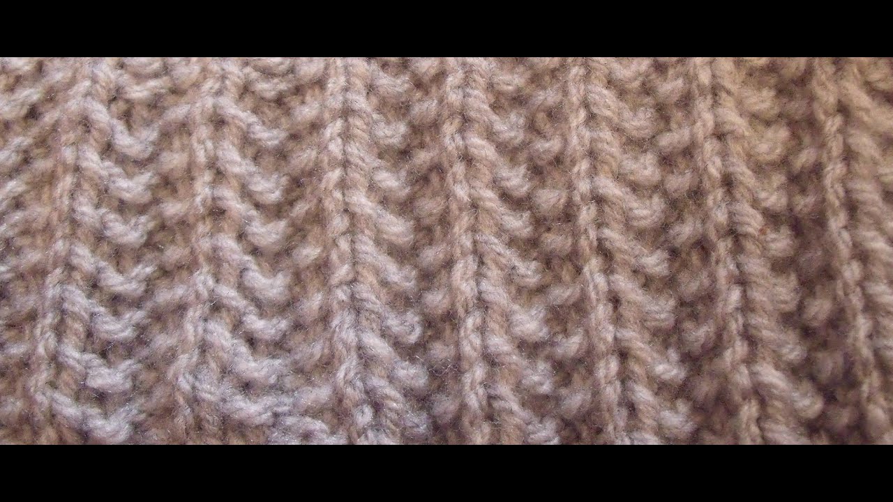tricoter un snood fausse cote anglaise