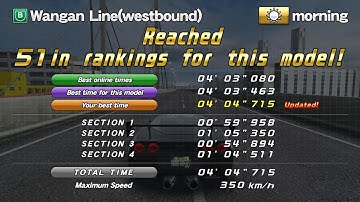 [WMMT6RR] Time Attack: Wangan Line (Westbound) & Chevrolet Corvette ZR1 Can Reach 350km/h.