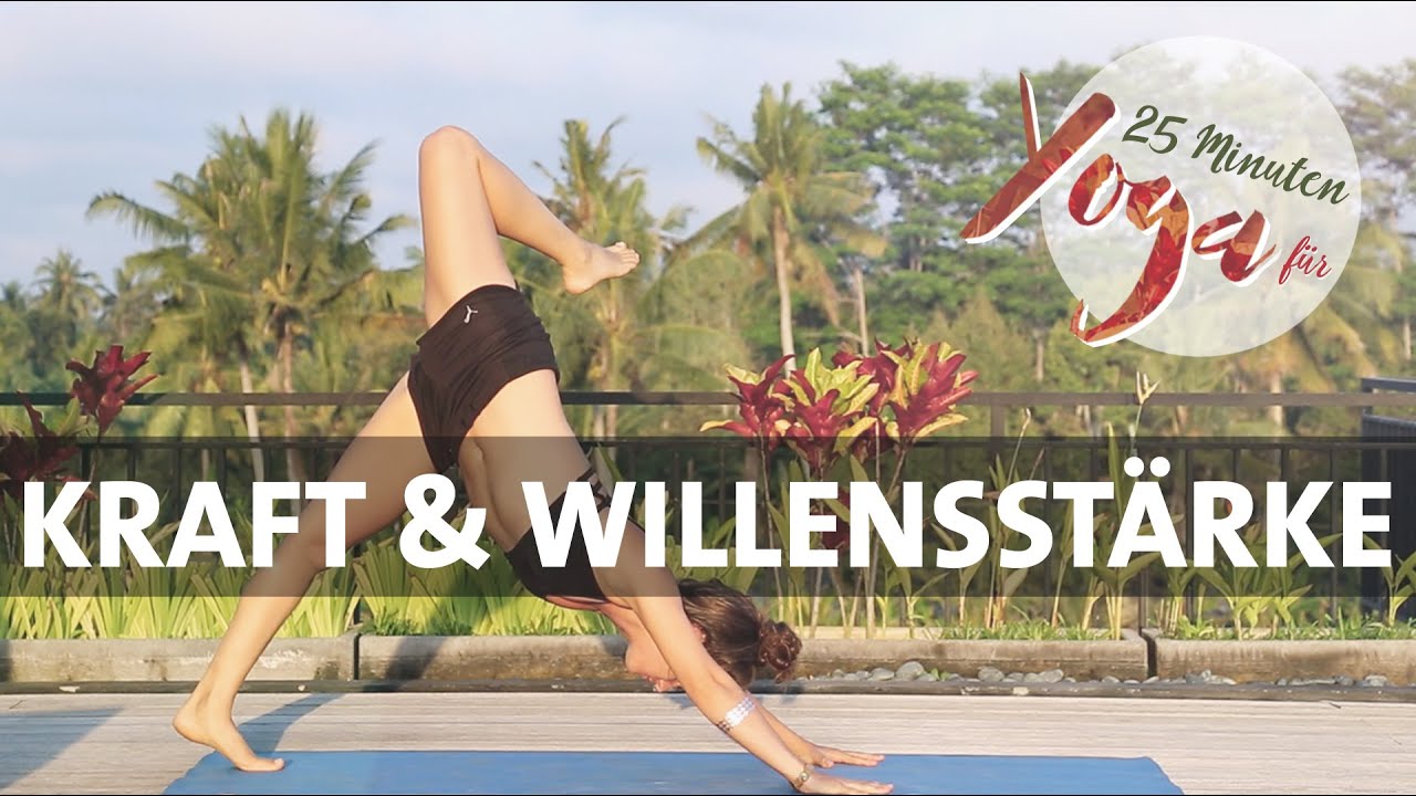 Power Vinyasa Yoga für Kraft & Willensstärke |  25 Minuten Home Workout