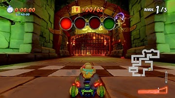 Adventure Remastered Cortex Castle (CTR Challenge & Relic Race) Crash Team Racing Nitro-Fueled