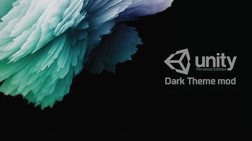 Get Unity Dark theme on Personal edition