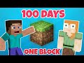 SURVIVING 100 DAYS in MINECRAFT (Sky Block) Part 1