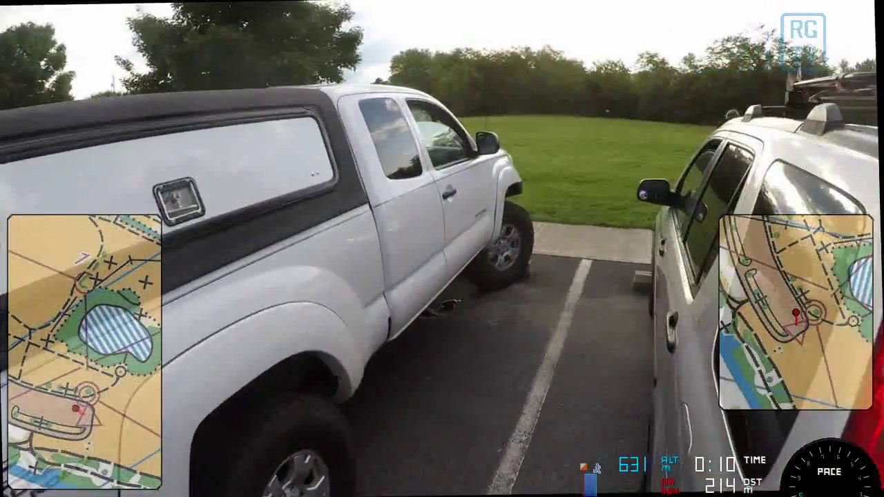 Jim Hall's sprint orienteering course at FCP