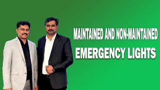 Maintained vs. Non-Maintained Emergency Lights | MMJ Security and  Safety  | UAE
