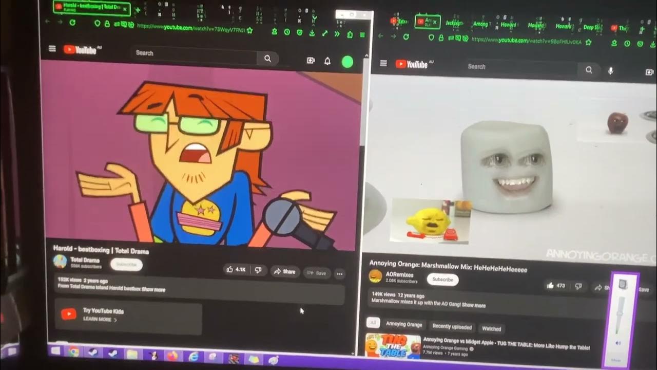 Marshmallow Giggle and Harold Beatbox Mashup YouTube