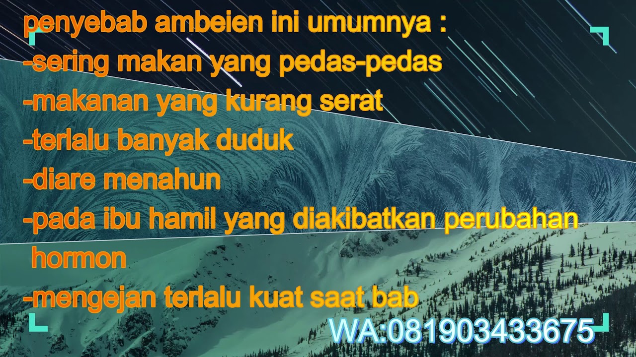 cara mengobati wasir pada ibu hamil