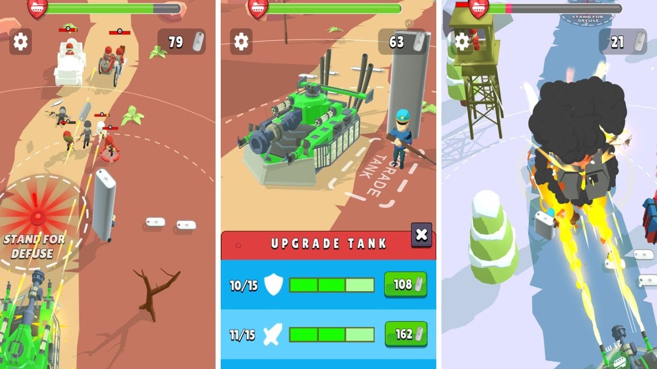 Tank Commander 3D Army Rush! 💂🏻‍♀️🎯💣💥 Mobile Gameplay iOS | Hyper ...