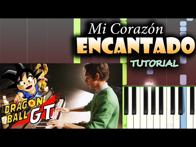 Mi corazon-encantado-dragon-ball-gt-easy-piano