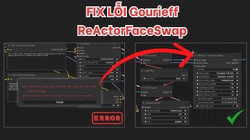 Sửa lỗi gourieff reactor faceswap trên ComfyUI
