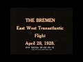1928 TRANSATLANTIC FLIGHT OF THE BREMEN AIRCRAFT 1928  58234a
